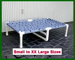 Blue paw Doggie Lounger, small to XX large sizes