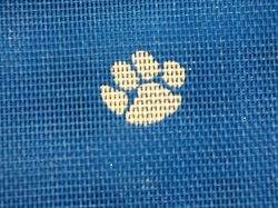 Small Size Royal / white paws 17 x 22