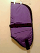 Purple winter rain coat